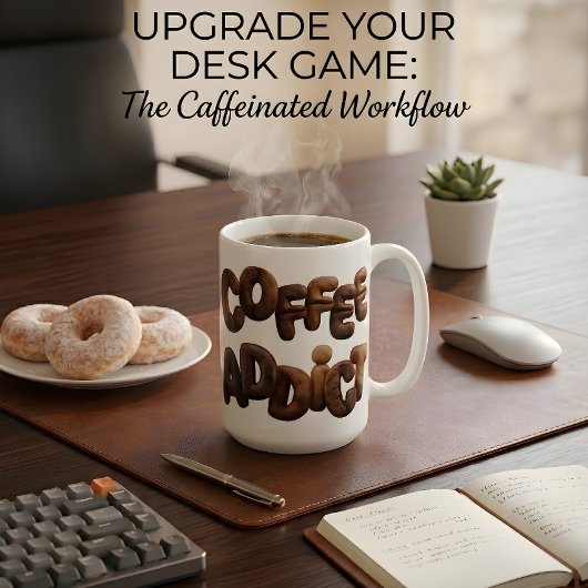 Coffie verslaafde koffiemok