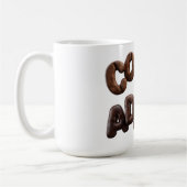 Coffie verslaafde koffiemok (Links)