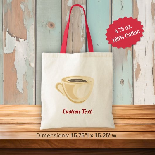 Coffiebekerzak Tote Bag
