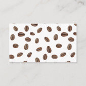 Coffiebonen Baby Shower Luier Raffle Informatiekaartje (Achterkant)