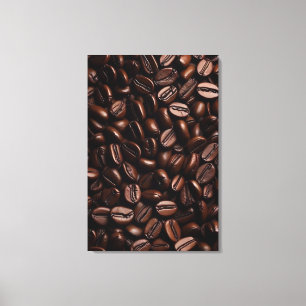Coffiebonen Canvasprint Canvas Afdruk