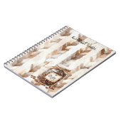 Coffiebonen Pot Strepen Notitieboek (Linkerzijde)