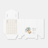 Coffieboon baby shower bedankdoosjes (Uitgevouwen)