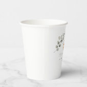 Coffieboon baby shower papieren bekers (Rechts)