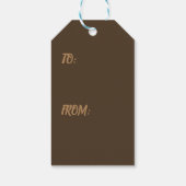 Coffieboon Cadeaubijslage Cadeaulabel (Achterkant)