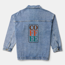 Coffiecadeaus voor koffieliefhebbers Denim Jas Jacket