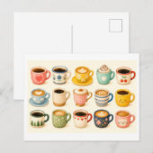Coffiecollage Briefkaart (Voorkant / Achterkant)