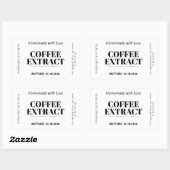 Coffieextract Moderne Label Sticker ZEX_001f (Vel)