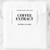 Coffieextract Moderne Label Sticker ZEX_001f (Tas)