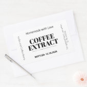 Coffieextract Moderne Label Sticker ZEX_001f (Envelop)