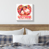 Coffieliefhebber Dagelijkse Ritueel Sticker Canvas Afdruk (Insitu (Slaapkamer))