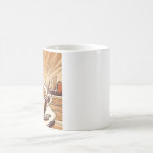 Coffieliefhebber Retro Diner Stoomende Kop Gift vo (Center)