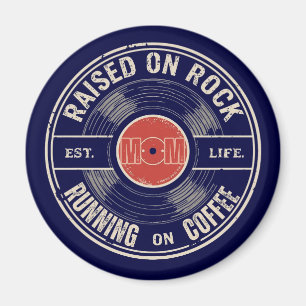 Coffiemama, Grappige Rock Mama Cadeau, Moederdag Magneet