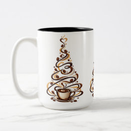 Coffiemok voor haar cadeau voor koffieliefhebber tweekleurige koffiemok