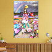 Coffietijd Fantasie Canvasprint Canvas Afdruk (Insitu (Woonkamer))
