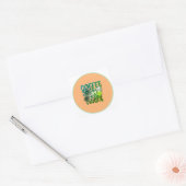 Coffieverslaafde | Schattige koffieliefhebber  Vierkante Sticker (Envelop)