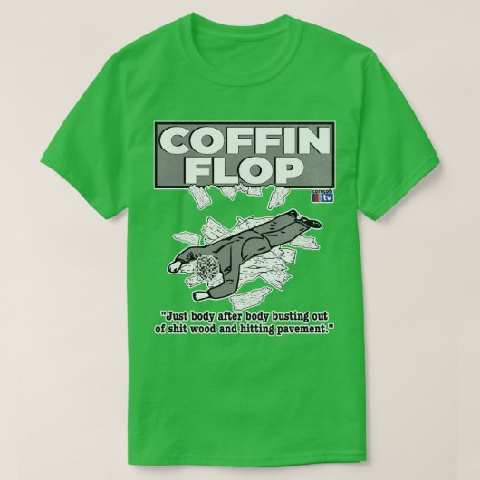Coffin Flop T-shirt (Design voorkant)