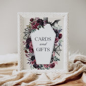 Coffin Halloween Baby shower Kaarten en geschenken Poster