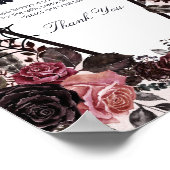 Coffin Halloween Baby shower Luier Raffle Sign Poster (Hoek)