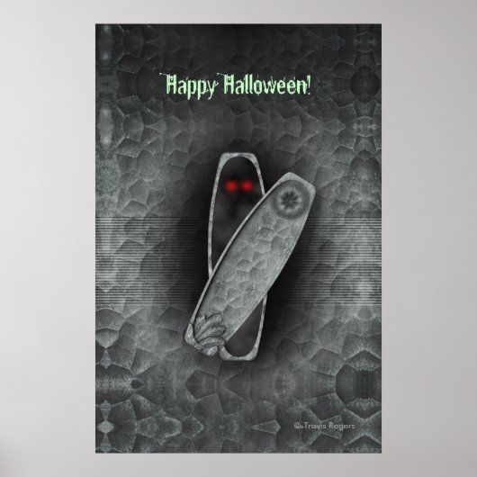 Coffin - Halloween Poster (Voorkant)