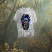 Coffin Jukebox Skull - Electric Afterlife T-shirt