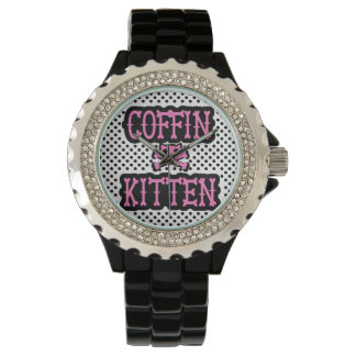 Coffin Kitten horloge