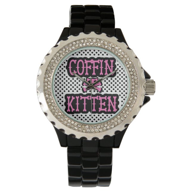 Coffin Kitten horloge (Voorkant)
