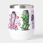 Coffin mok tumbler gothic waterfles (Achterkant)