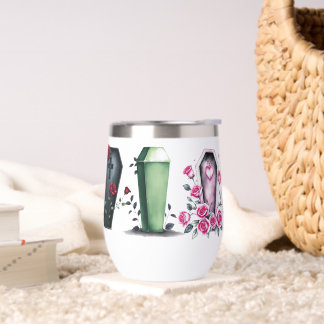 Coffin mok tumbler gothic waterfles