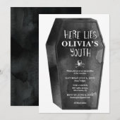 Coffin Party Hier is mijn jeugd Kaart (Voorkant / Achterkant)