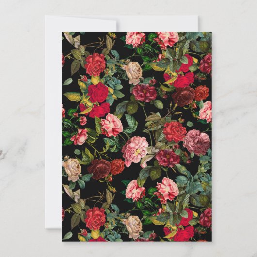 Coffin & Rozen R.I.P Vrijgezellenfeest Uitnodiging (Achterkant)