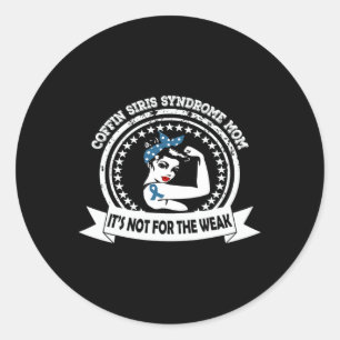 Coffin Siris Syndrome Mam niet voor de zwakke Awar Ronde Sticker