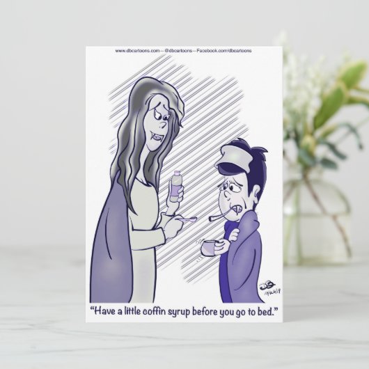 Coffin Syrup Bedankkaart (Staand voorkant)