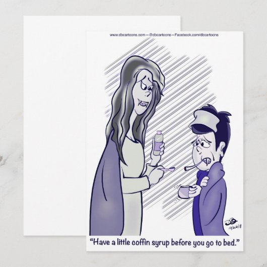 Coffin Syrup Bedankkaart (Voorkant / Achterkant)