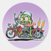 Coffin Tanker Tim Ronde Sticker (Voorkant)