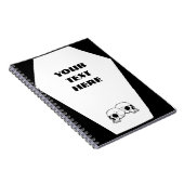 Coffin (zwart)-laptop notitieboek (Rechterzijde)
