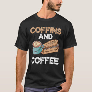 Coffins en koffie begrafenis, begraafkoffie t-shirt