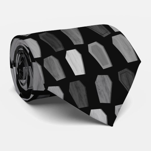 Coffinz - Grijs Stropdas (Opgerold)