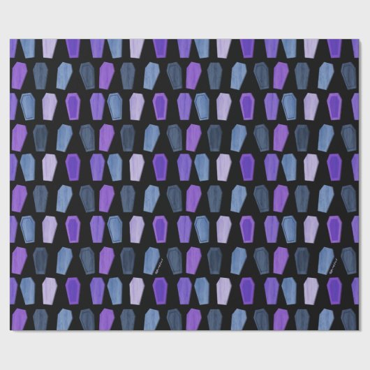 Coffinz - Paars Cadeaupapier (Vlak)