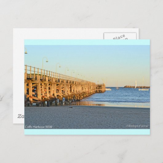 Coffs Harbor Jetty Briefkaart (Voorkant / Achterkant)