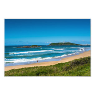 Coffs Harbor Park strandseizoen Australië Foto Afdruk