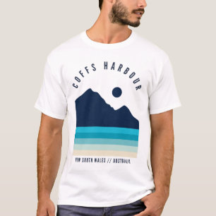 Coffs Harbour Nieuw Zuid-Wales Australië Retro T-shirt