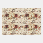 Cofftime-waterverf Inpakpapier Vel (Voorkant 3)