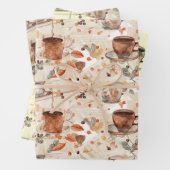 Cofftime-waterverf Inpakpapier Vel (In situ)