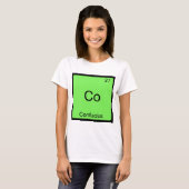 Cofucius Funny Chemistry Element Symbol T-shirt (Voorkant volledig)