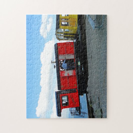 Cog Railway New Hampshire. Legpuzzel (Verticaal)