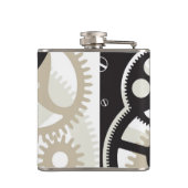 Cog-wielen Heupfles (Achterkant)