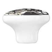 Cog-wielen Keramische Knop (Zijkant)