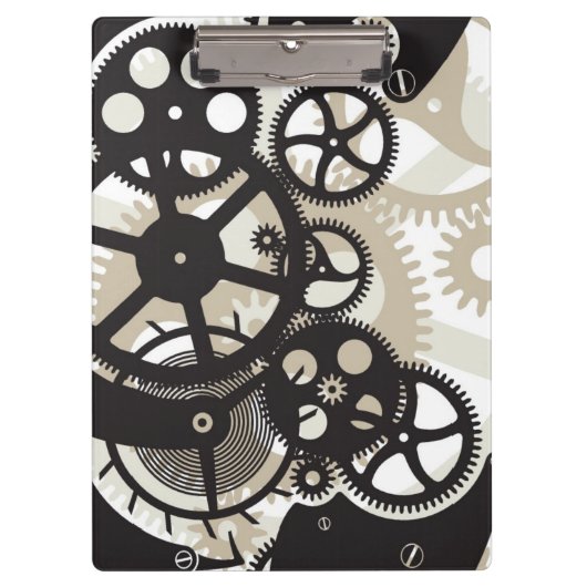 Cog-wielen Klembord (Voorkant)
