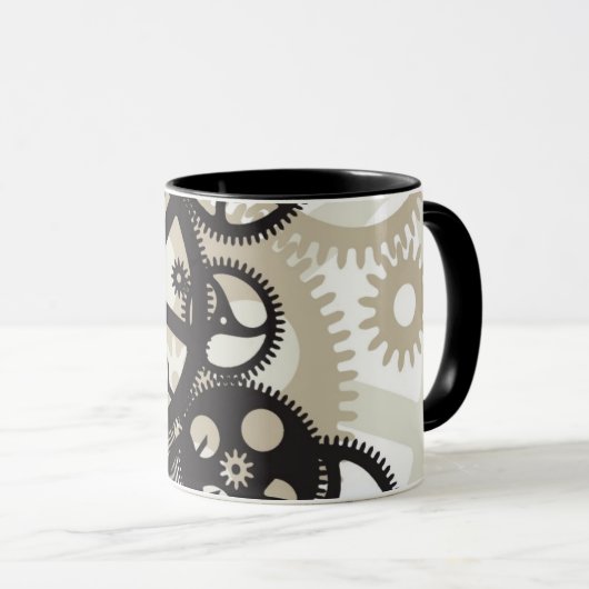 Cog-wielen Mok (Voorkant rechts)